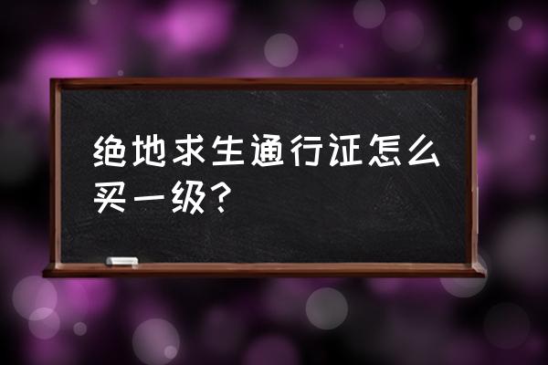 绝地求生维寒迪通行证怎么使用 绝地求生通行证怎么买一级？