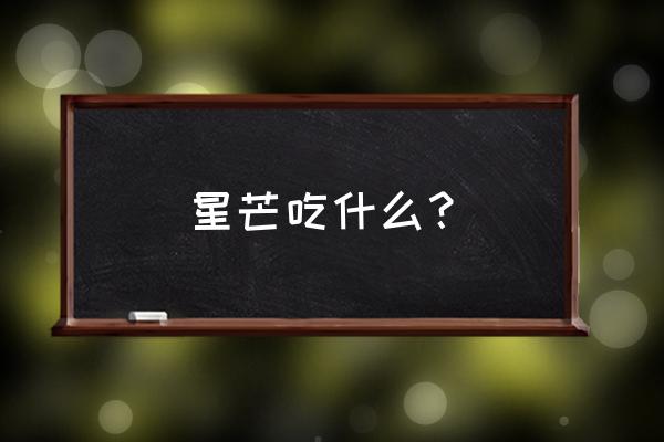 ps如何把灯光p成星芒 星芒吃什么？