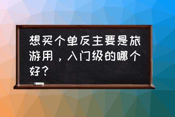 徕卡新手入门相机推荐哪款比较好 想买个单反主要是旅游用，入门级的哪个好？